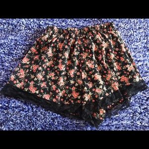Floral shorts